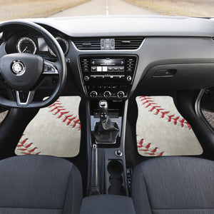 Baseball Front And Back Car Mats (Set of 4)