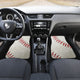 Baseball Front And Back Car Mats (Set of 4)