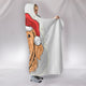 Golden Christmas Hooded Sherpa Blanket for Golden Retriever Dog Lovers
