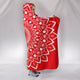 Red Mandala Sherpa Hooded Blanket
