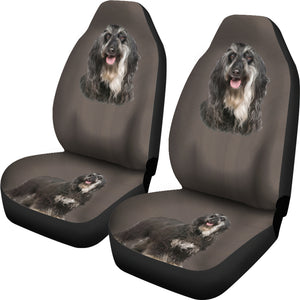 Cute Dog Face Car Seat Cover