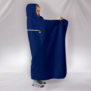 Faith Blue Hooded Blanket
