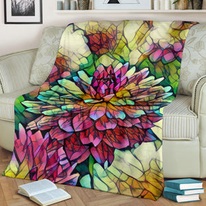 Bright Flower Blanket Camping Picnic Portable Outdoor Blanket