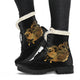 Capricorn Zodiac Faux Fur Leather Boots - Freedom Look
