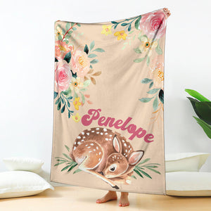 Blanket-Baby deer