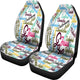 Custom-Made Holy Bible Books White Purple Car Seat Cover