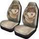 Wolf in Snow Dog Car Seat Covers