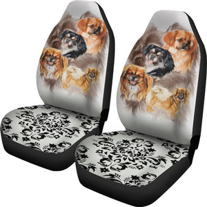 Tibetan Dog - Car Seat Covers (Set of 2)