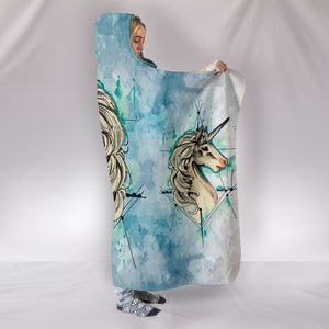 Unicorn Universe Plush Hooded Blanket