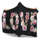 Floral Love (Black) - Hooded Blankets