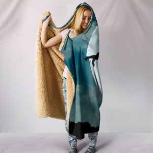 Moonlight Unicorn Plush Hooded Blanket