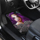 Sugar Skull Flowers Purple - Universal Front Car Mats Gift (Set Of 2)