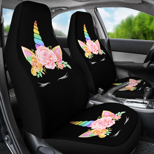 Unicorn Car Seat Cover Black - NO NAME