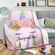 Jacqueline - Personalized Unicorn Blanket