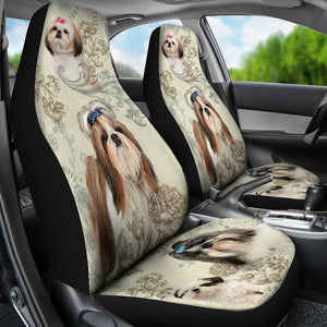 Shih Tzu Dog Car Seat Covers (Set of 2)