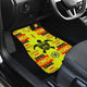 Turtle Yellow Orange Front And Back Car Mats (Set Of 4)