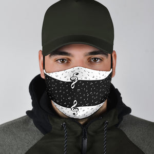Musical Notes Face Mask with Filters