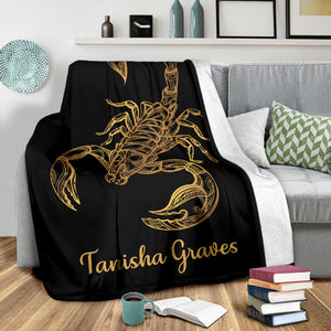 Tanisha Graves - Personalized Scorpio Blanket