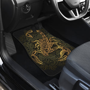 Golden Scorpio Front Car Mats (Set Of 2) - Freedom Look