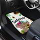 Autism Awareness Personalized Elephant - Front and Back Car Mats Gift (Set of 2 or 4)