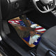 USA Flag Eagle Bird - Universal Front and Back Car Mats Gift (Set of 2 or 4)