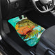 Fishing on Boat - Universal Front and Back Car Mats Gift (Set of 2 or 4)
