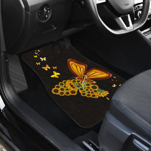Butterfly Christianity Car Mats Set of 4 - Car Floor Mats Protection Decoration