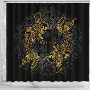 Pisces (Fish) Zodiac Shower Curtain