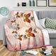 Pink Butterflies Premium Blanket V3