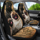 Pug Dog Car Seat Covers (Set of 2)