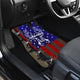 Hunting Deer USA Flag Car Mats Set of 4 - Car Floor Mats Protection Decoration