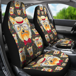 Yorkshire Terrier Dog - Car Seat Covers (Set of 2)