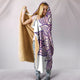 HandCrafted Lotus Mandala Hooded Blanket