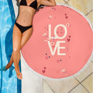 Love Beach Blanket Camping Picnic Portable Outdoor Blanket