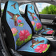 Hummingbird Lotus Car Seat Covers Set of 2 Protection Decoration