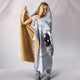 HandCrafted Two Moon and Sun Hooded Blanket