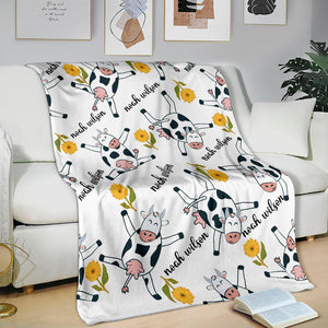 Blanket cow sunflower