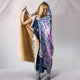 Mandala Peace Warm Hooded Sherpa And Microfiber Blanket With Hood