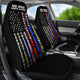 Firefighter - No One Fights Alone Car Seat Cover