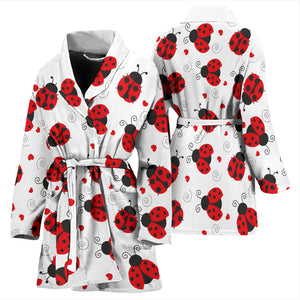 Ladybug Love Women's Bathrobe - Freedom Look