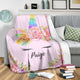 Personalized Unicorn Premium Blanket - Paige