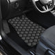 Carbon Style Front And Back Car Mats (Set Of 4) - Freedom Look