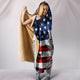 Firefighter Red Line - Hooded Blanket