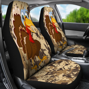 Turkey Lovers Car Seat Covers (Set of 2)
