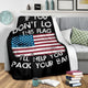 US Happy Independence Day - Loving American Country Funny Saying Blanket