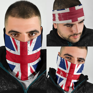 Grunge Union Jacks (Black, White, Grey) - Bandana 3 Pack - Mask