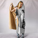 Simply Cat Lovers Plush Lined Wearable Sherpa Hooded Blanket