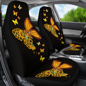 Sunflower Christianity Religion Car Seat Covers Pair of 2 Protection Decoration