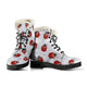 Ladybug Women's Faux Fur Leather Boots