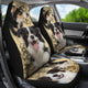 Border Collie Dog Car Seat Covers (Set of 2)